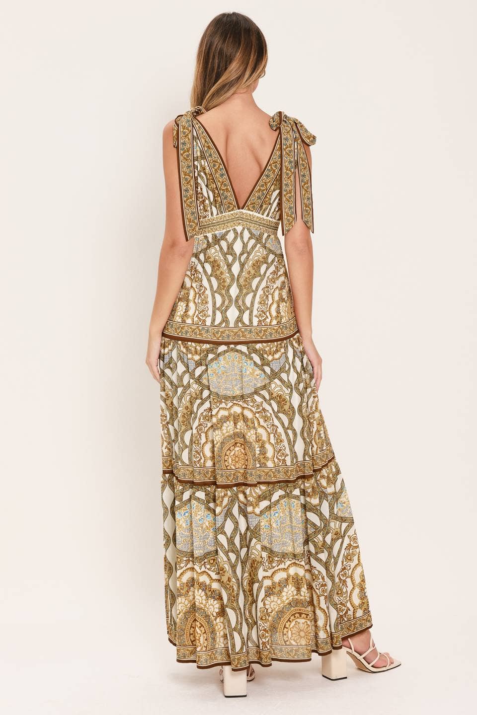Vaughn Print Maxi Dress