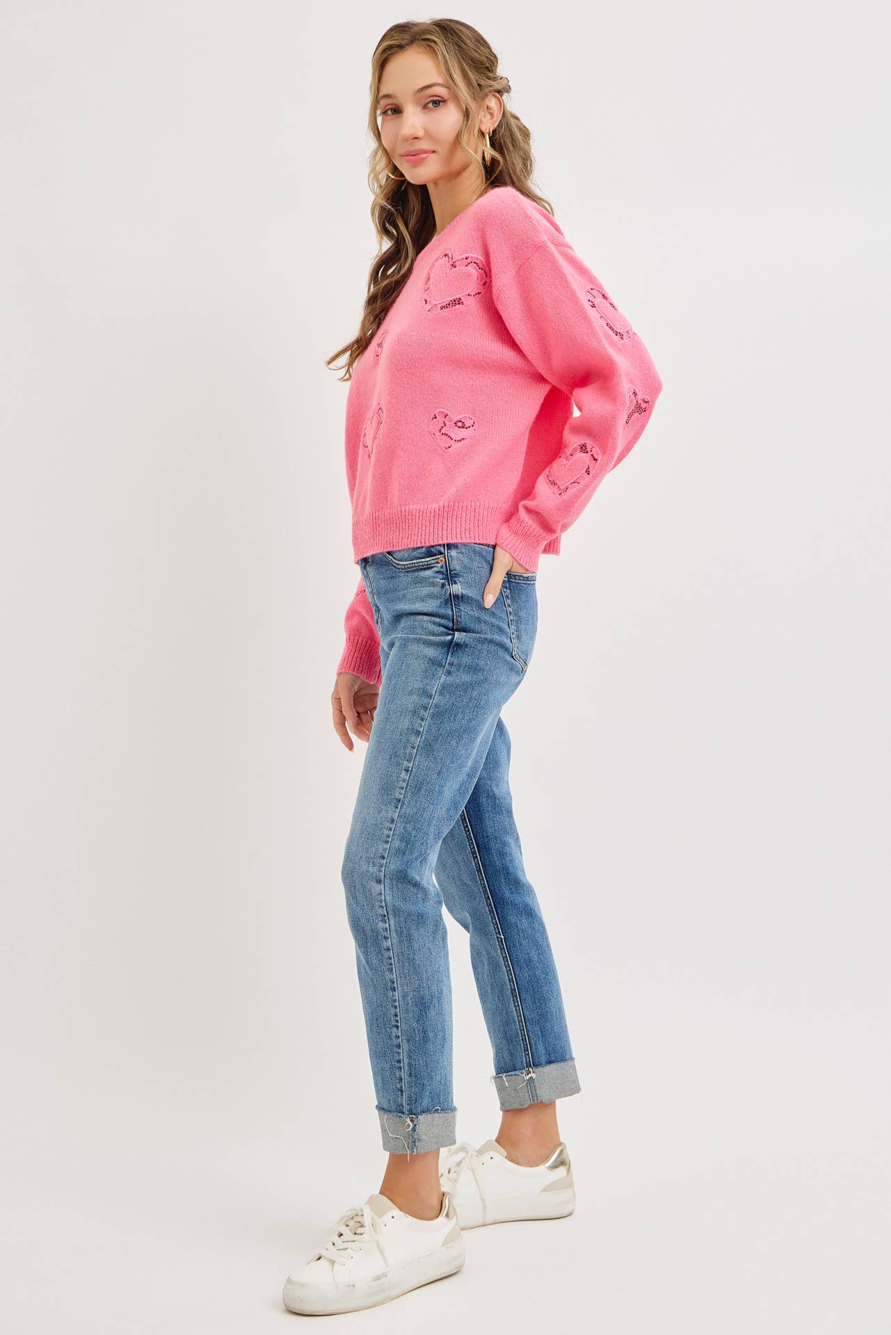Crushing Heart Cutout Sweater FINAL SALE