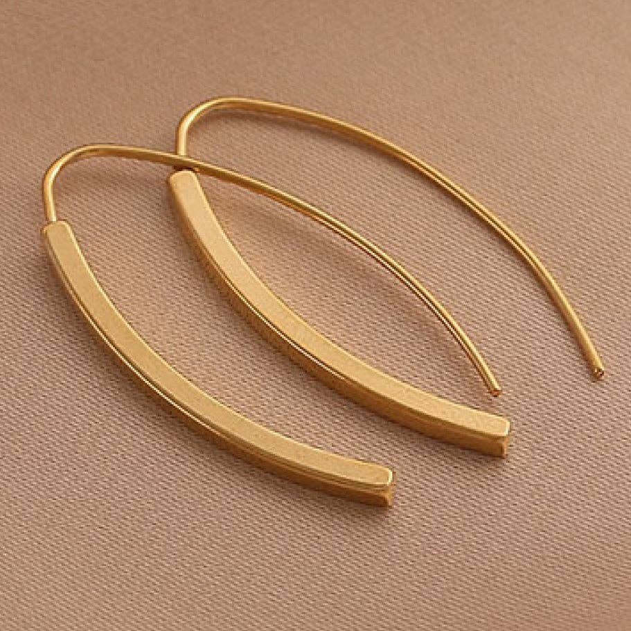 Arc 18K Gold Threader Earrings