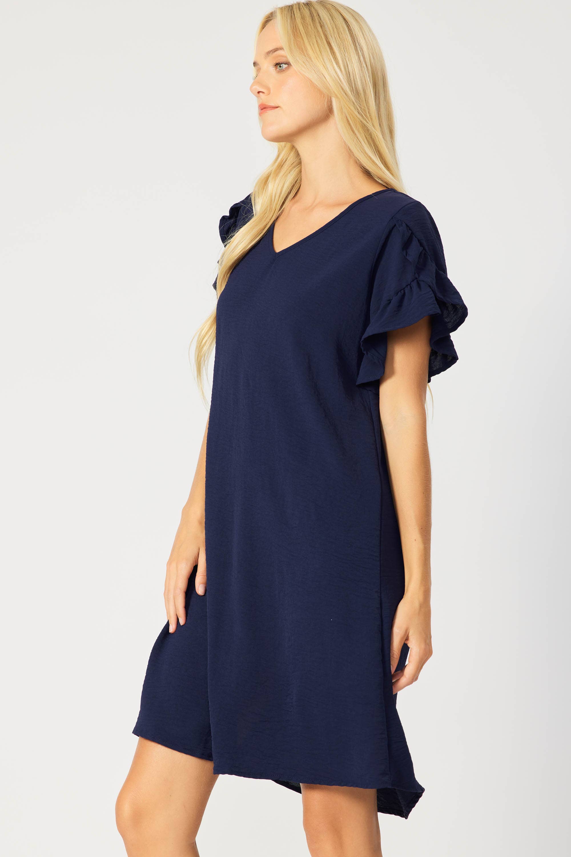 Strent Ruffle Sleeve Dress PREORDER