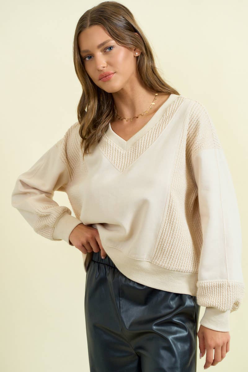 Maevis Media Block Sweatshirt