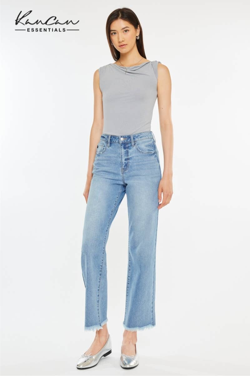 KanCan Lenni High Rise Slim Wide Leg Jeans