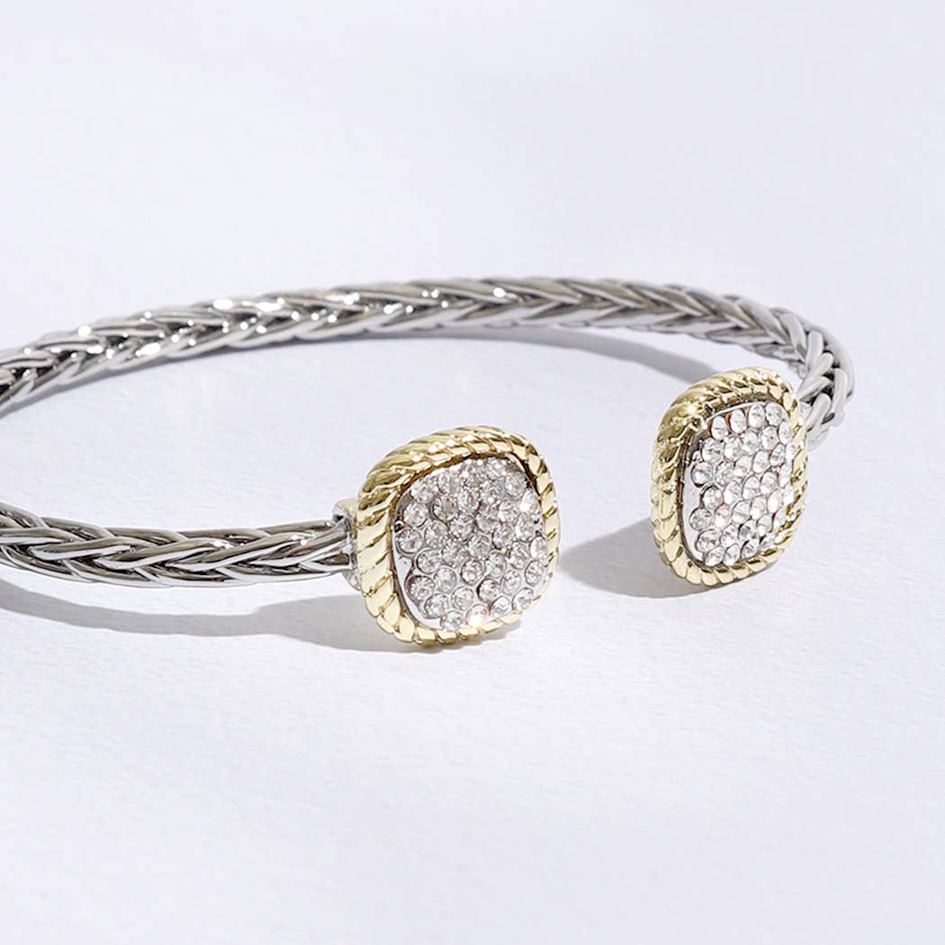Duncan Square Edge Designed Braided Bracelet