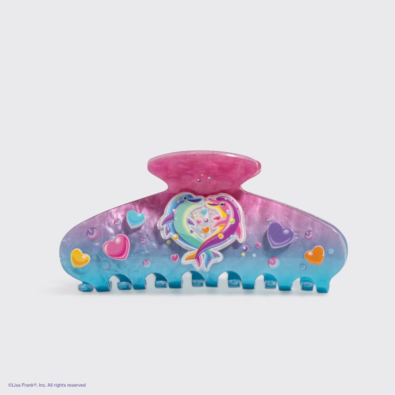KITSCH Lisa Frank x Kitsch Glitter Claw Clip in Dancing Dolphins™