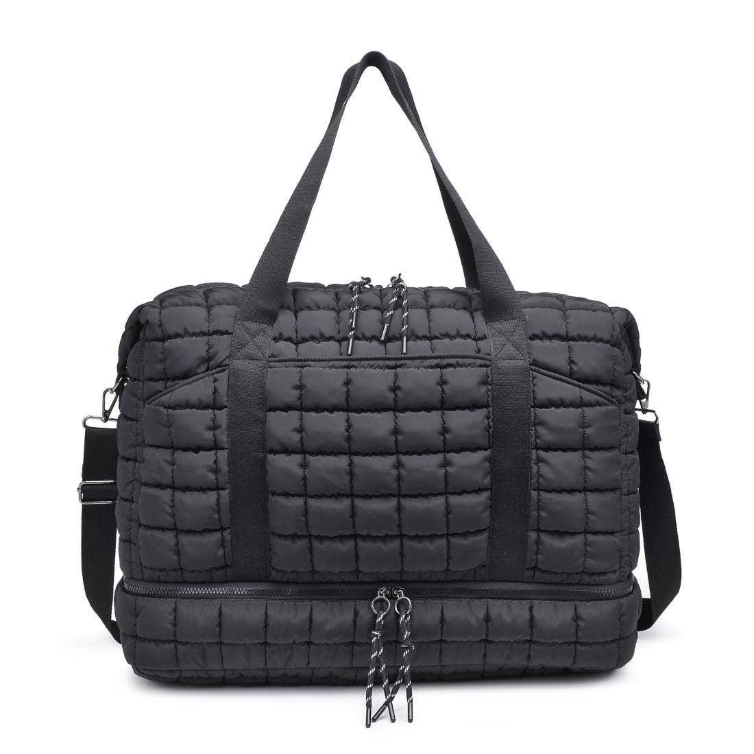 Globetrotter Quilted Nylon Puffer Travel Weekender (2 Colors!)
