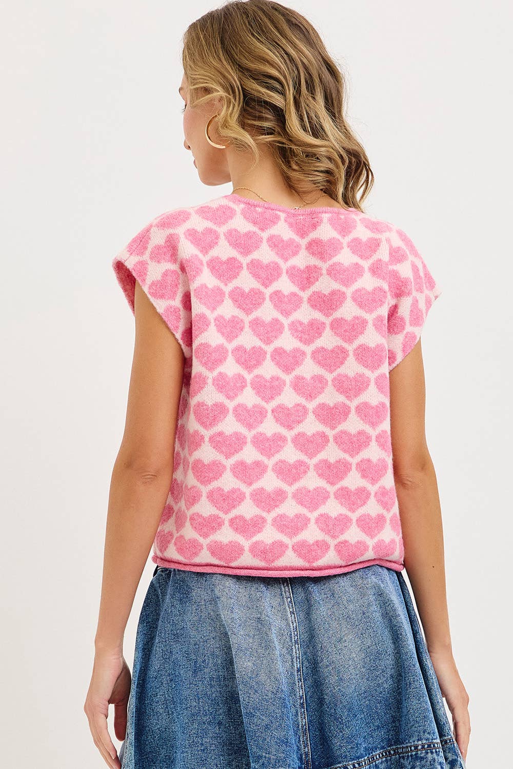 Lovely Heart Sweater Vest FINAL SALE