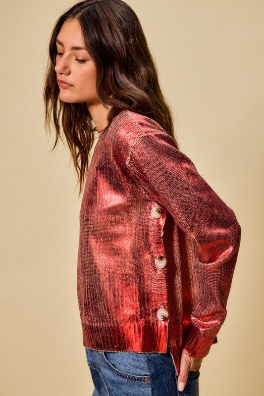 Margery Metallic Sweater