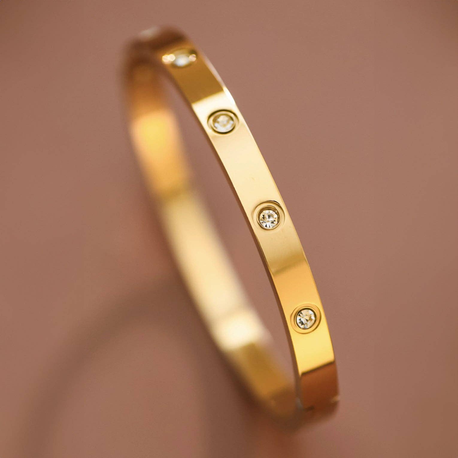 Axel 18K Gold Plated Bangle