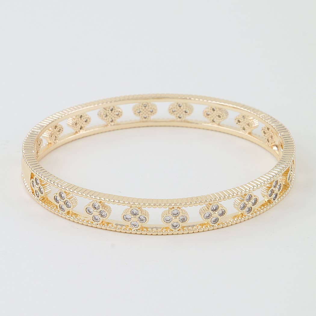 Verley Multi Bejeweled Open Clover Bracelet