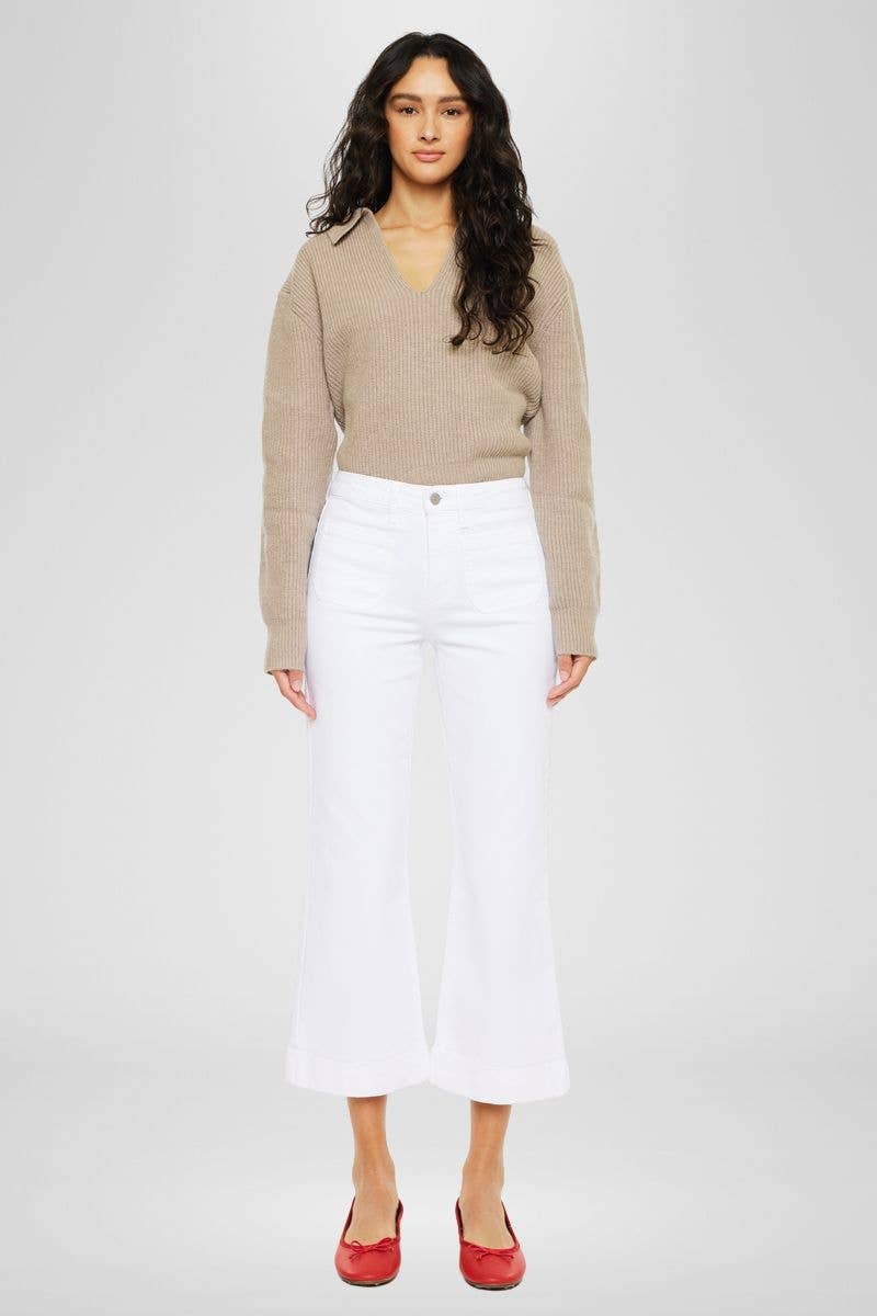 KanCan Niah High Rise Cropped Flare Jeans