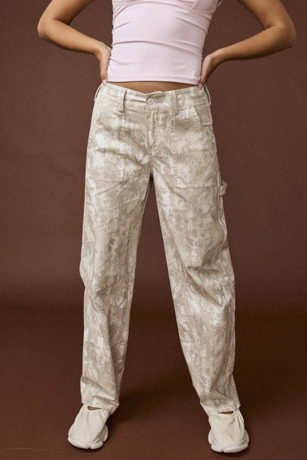 Flo Camouflage Utility Cargo Pants