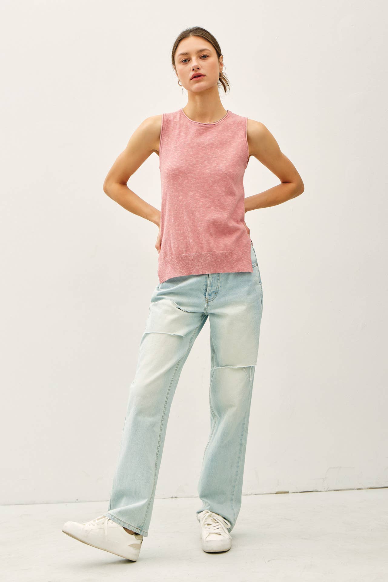 Martina Raw Seam Tank
