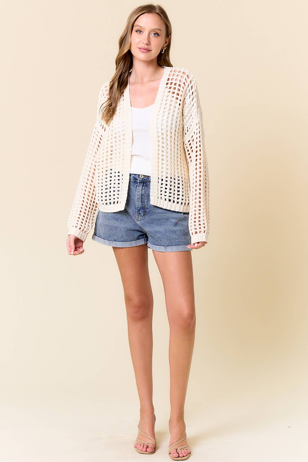 Raider Fishnet Cardigan
