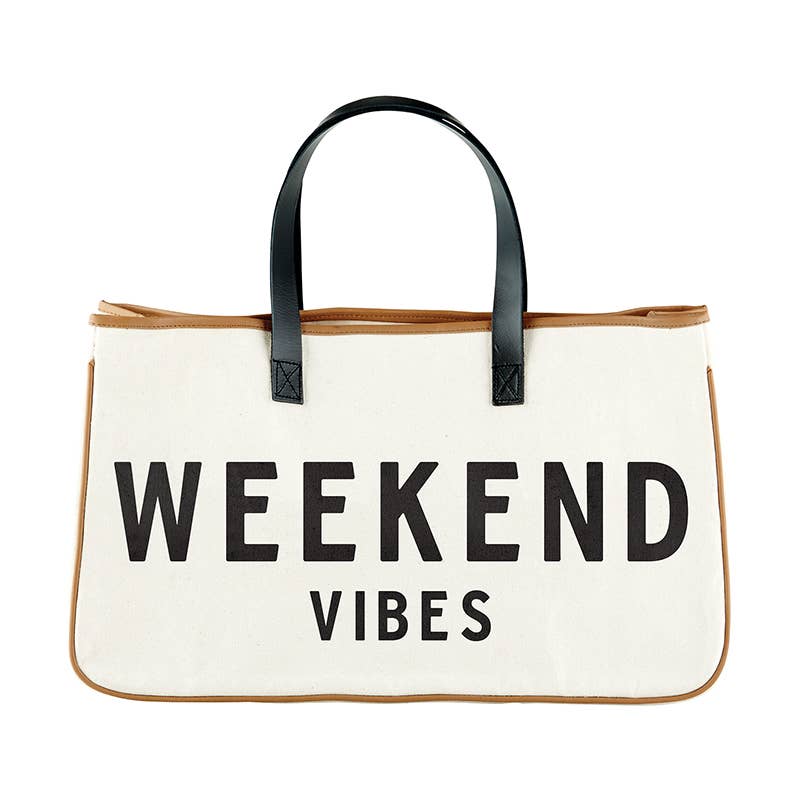 Weekend Vibes Canvas Tote PREORDER