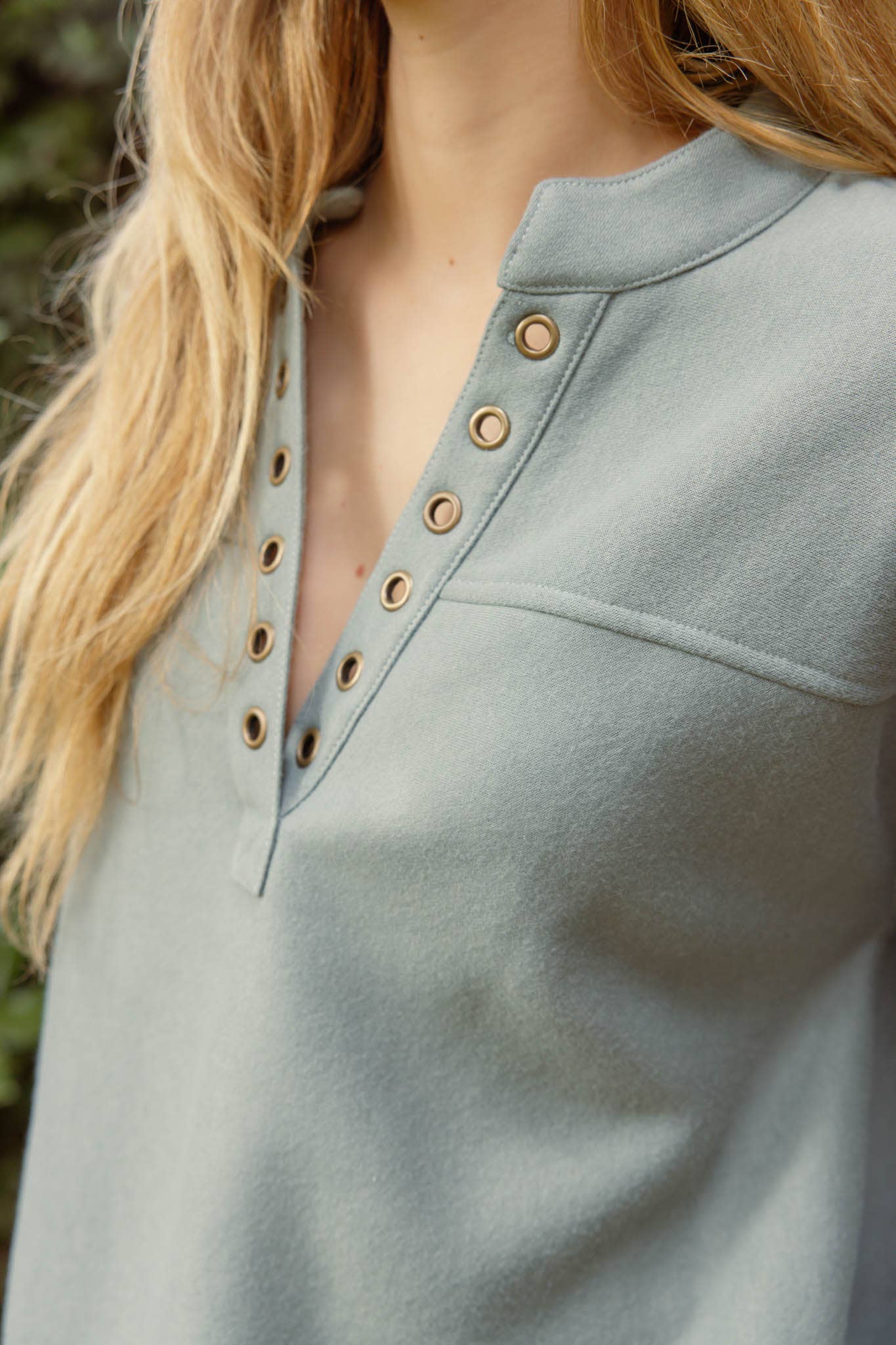 Sanka Spliced Grommet Top