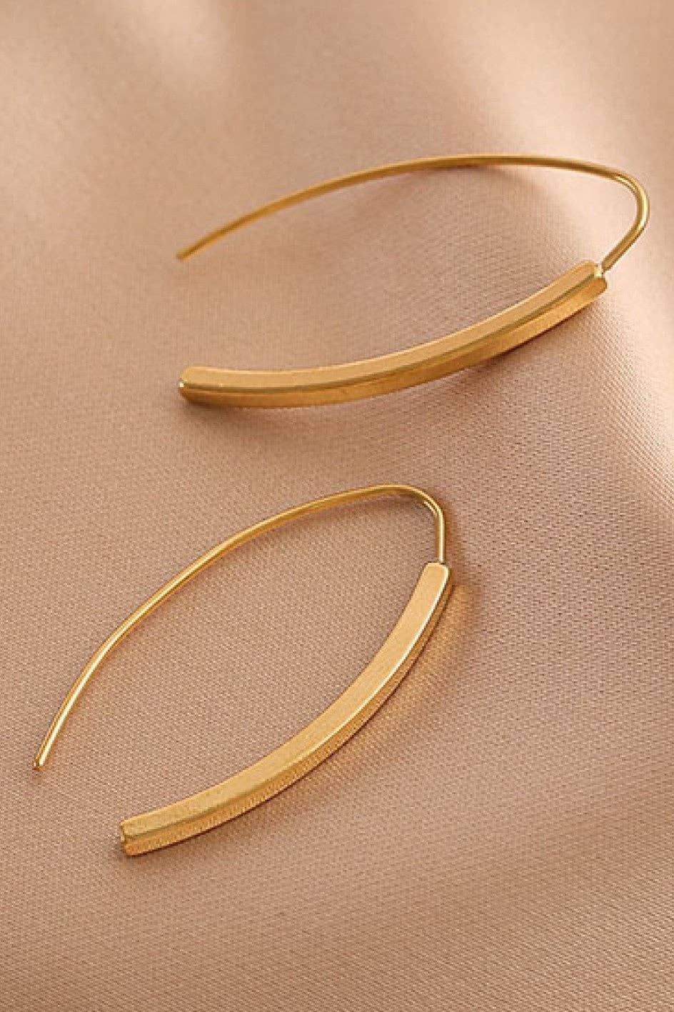 Arc 18K Gold Threader Earrings