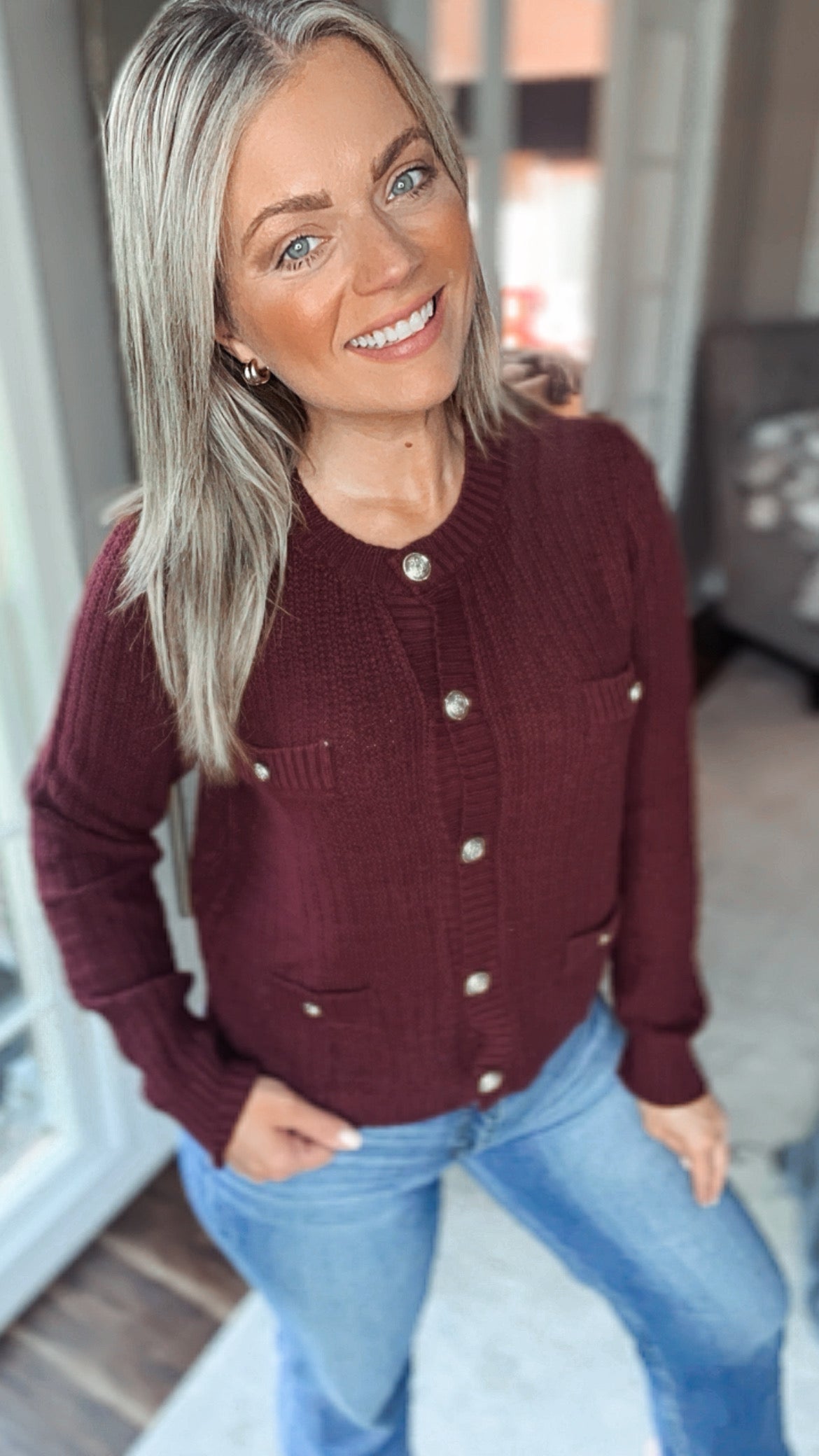 Sonia Button Cardigan