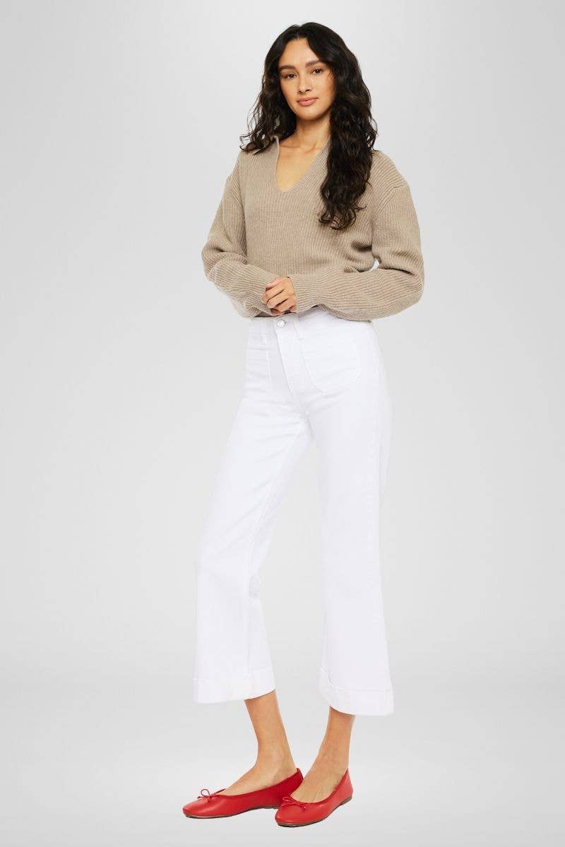 KanCan Niah High Rise Cropped Flare Jeans