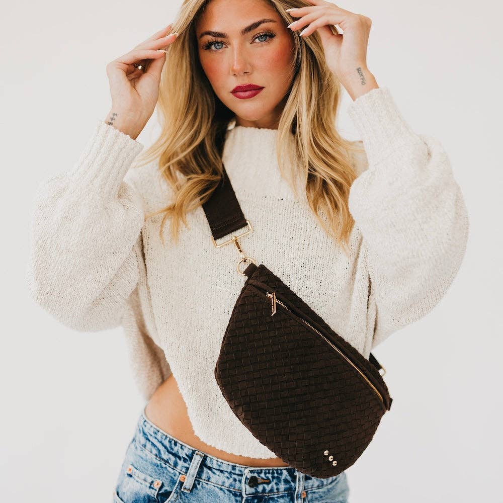 Suede Westlyn Woven Bum Bag (5 Colors!)