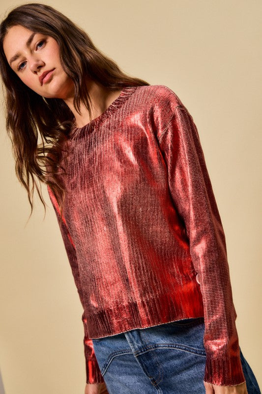 Margery Metallic Sweater