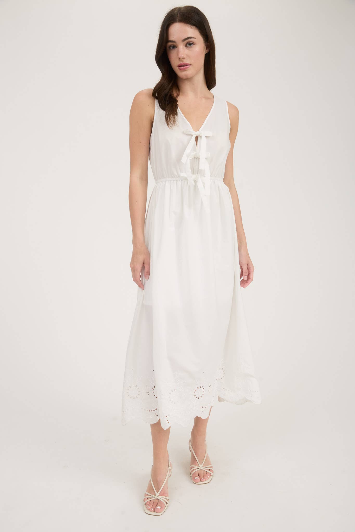 bow tie midi dress Evie Bow Midi Dress