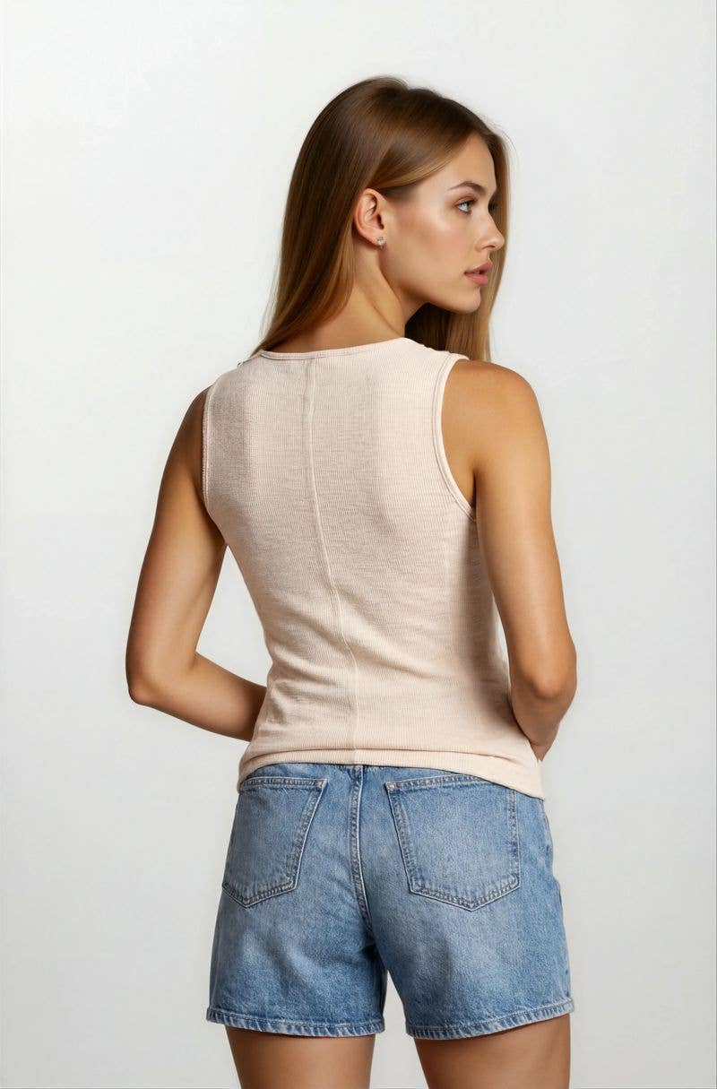 Clea Patch Pocket Tank Top PREORDER