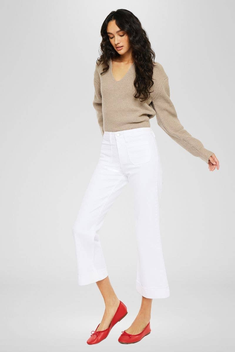 KanCan Niah High Rise Cropped Flare Jeans