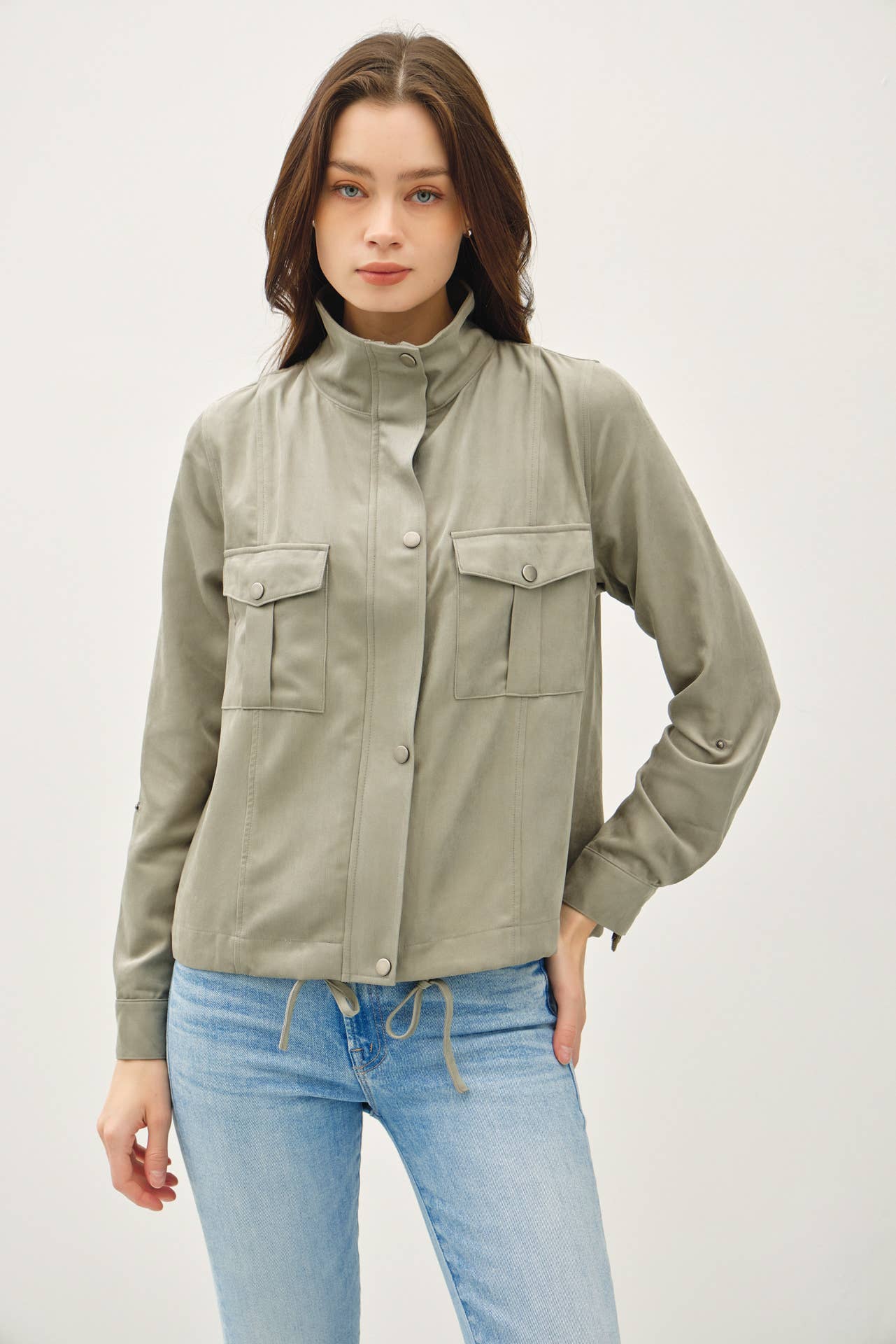 Banta Cropped Zip Jacket