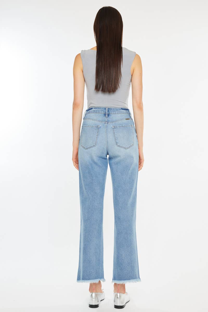 KanCan Lenni High Rise Slim Wide Leg Jeans