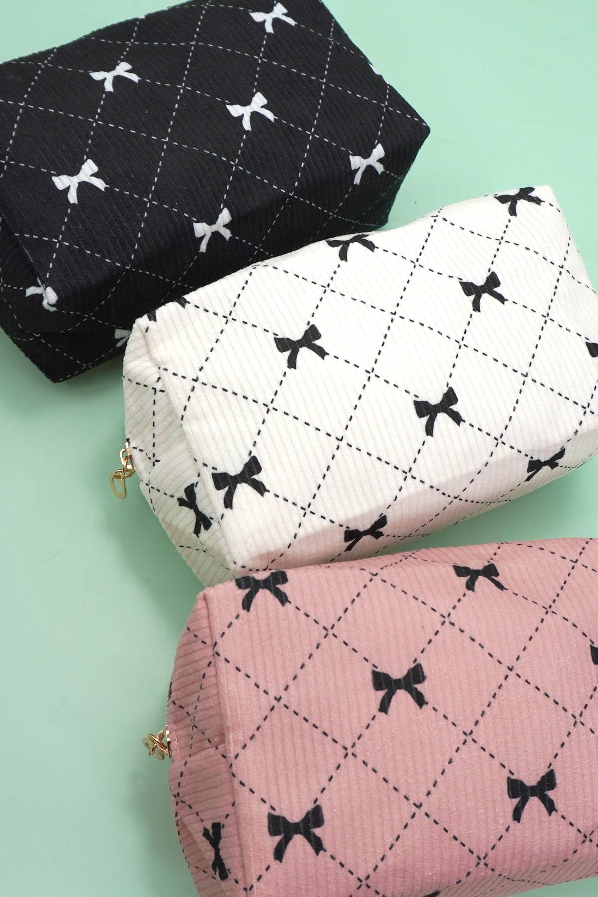Bow Make Up Case Pouch (3 Colors!)