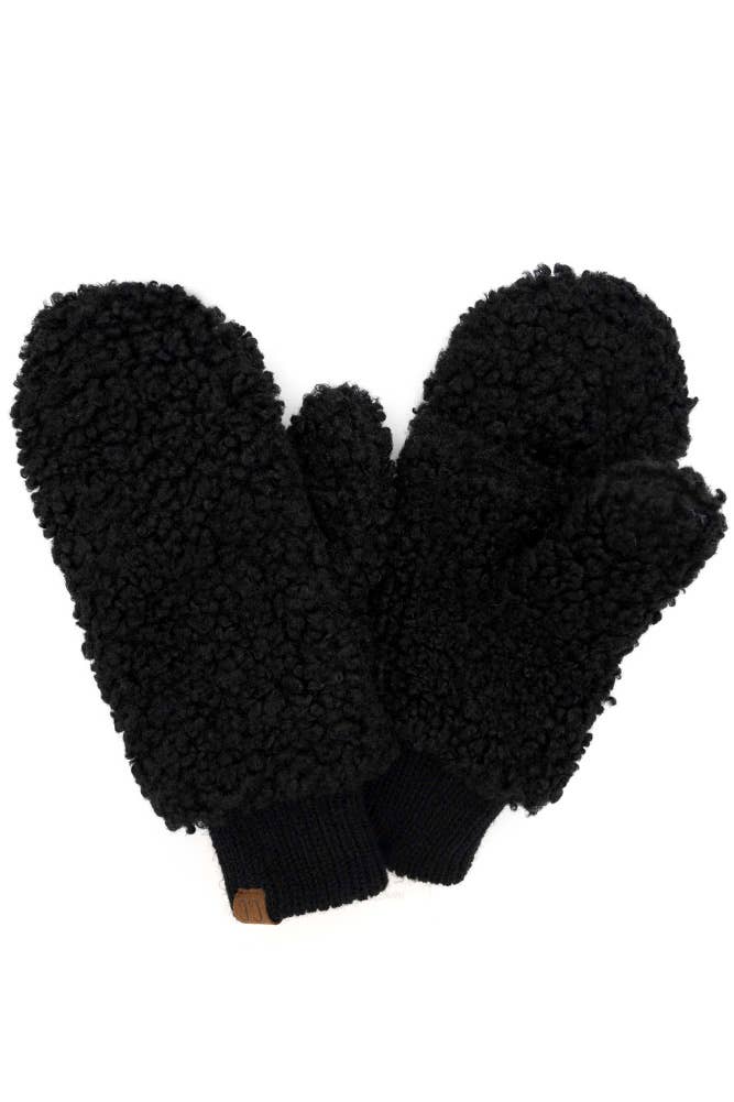 C.C Sherpa Mitten Gloves (3 Colors!)