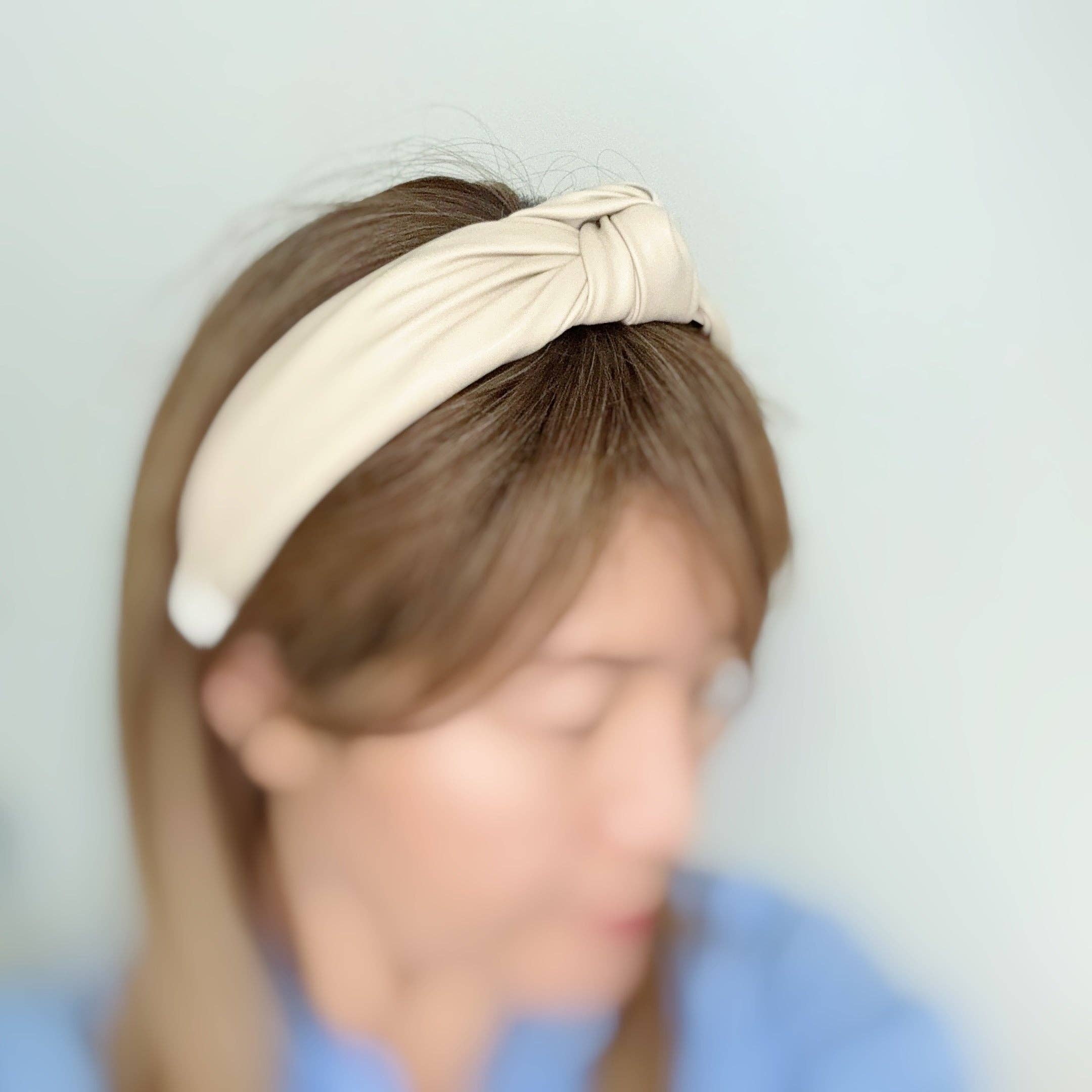 Leather Better Knotted Headband (2 Colors!)