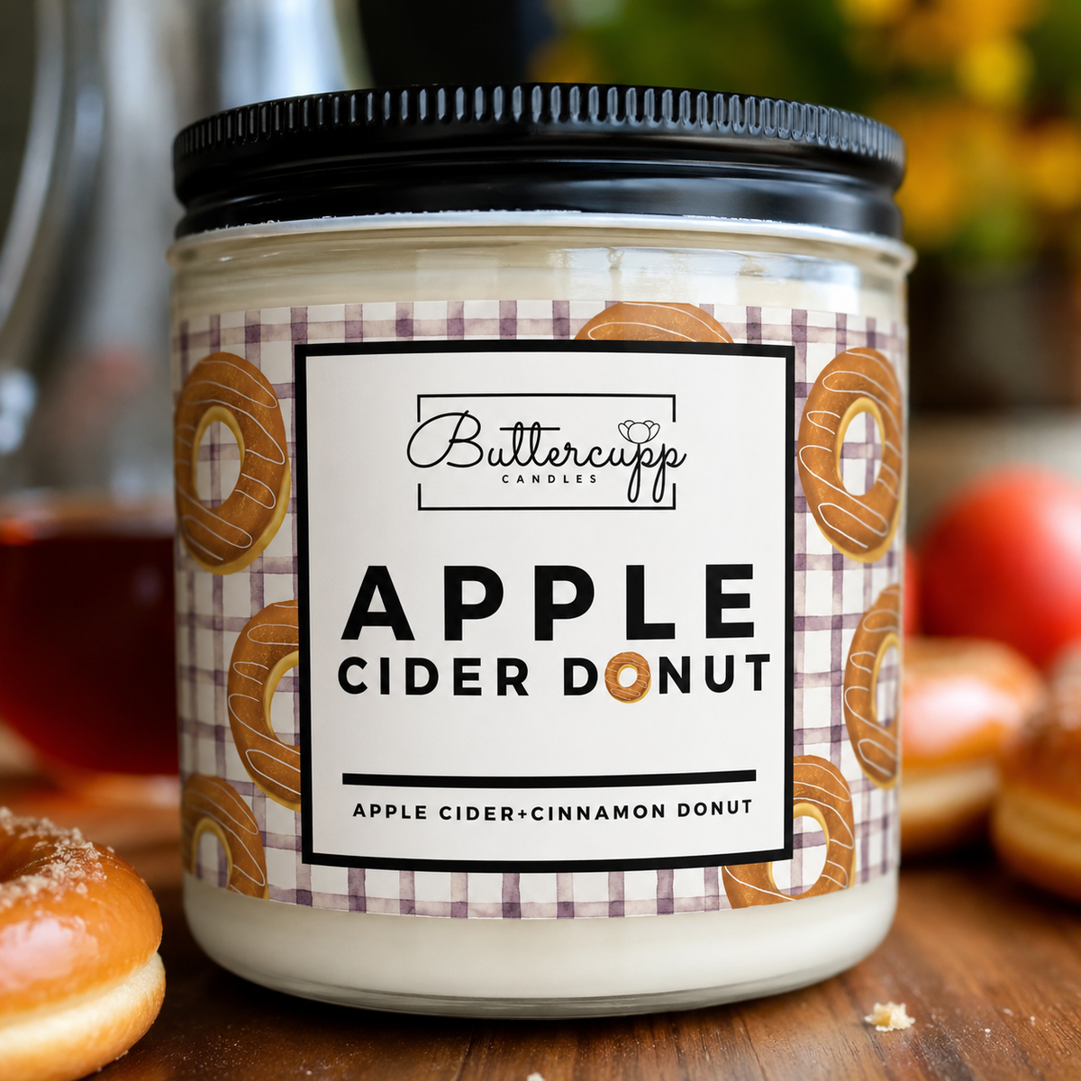 Apple Cider Donut Soy Wax Candle