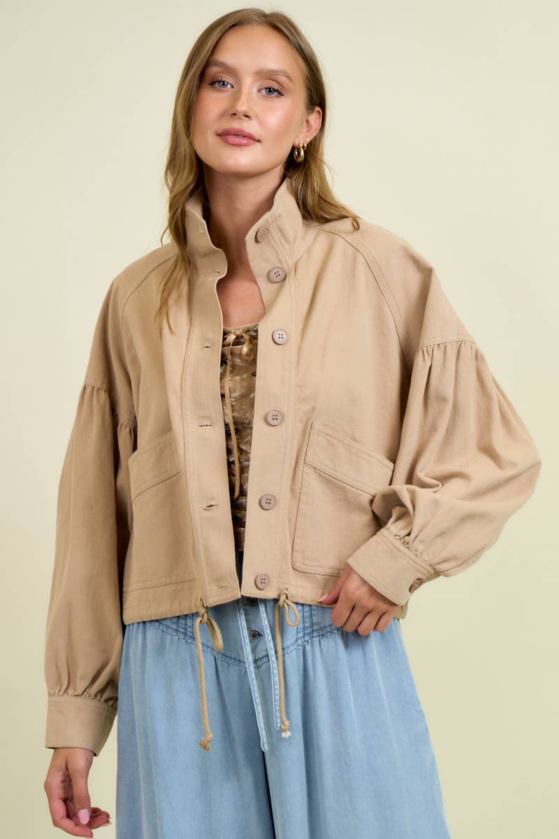 Zach Blouson Twill Utility Jacket