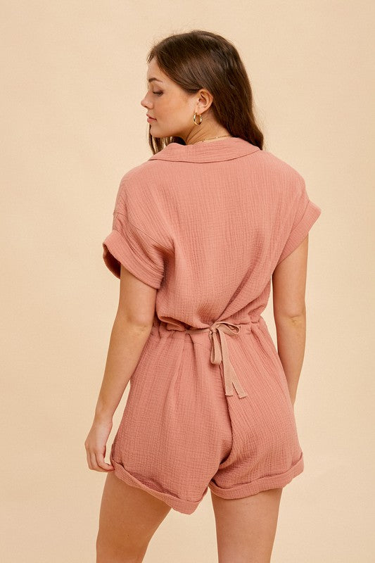 Ava Tie Romper (2 Colors!) FINAL SALE