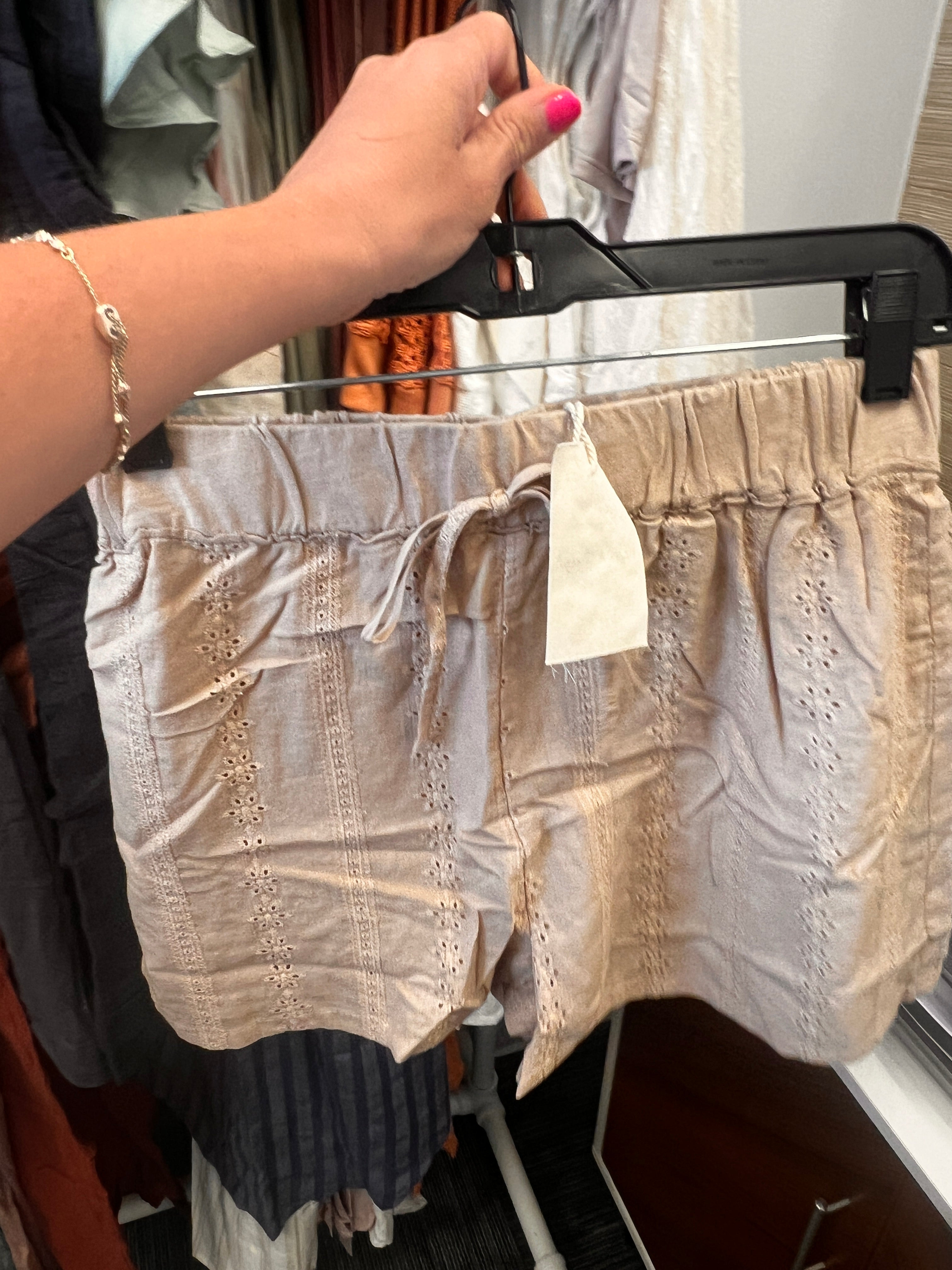 Anna Eyelet Shorts FINAL SALE