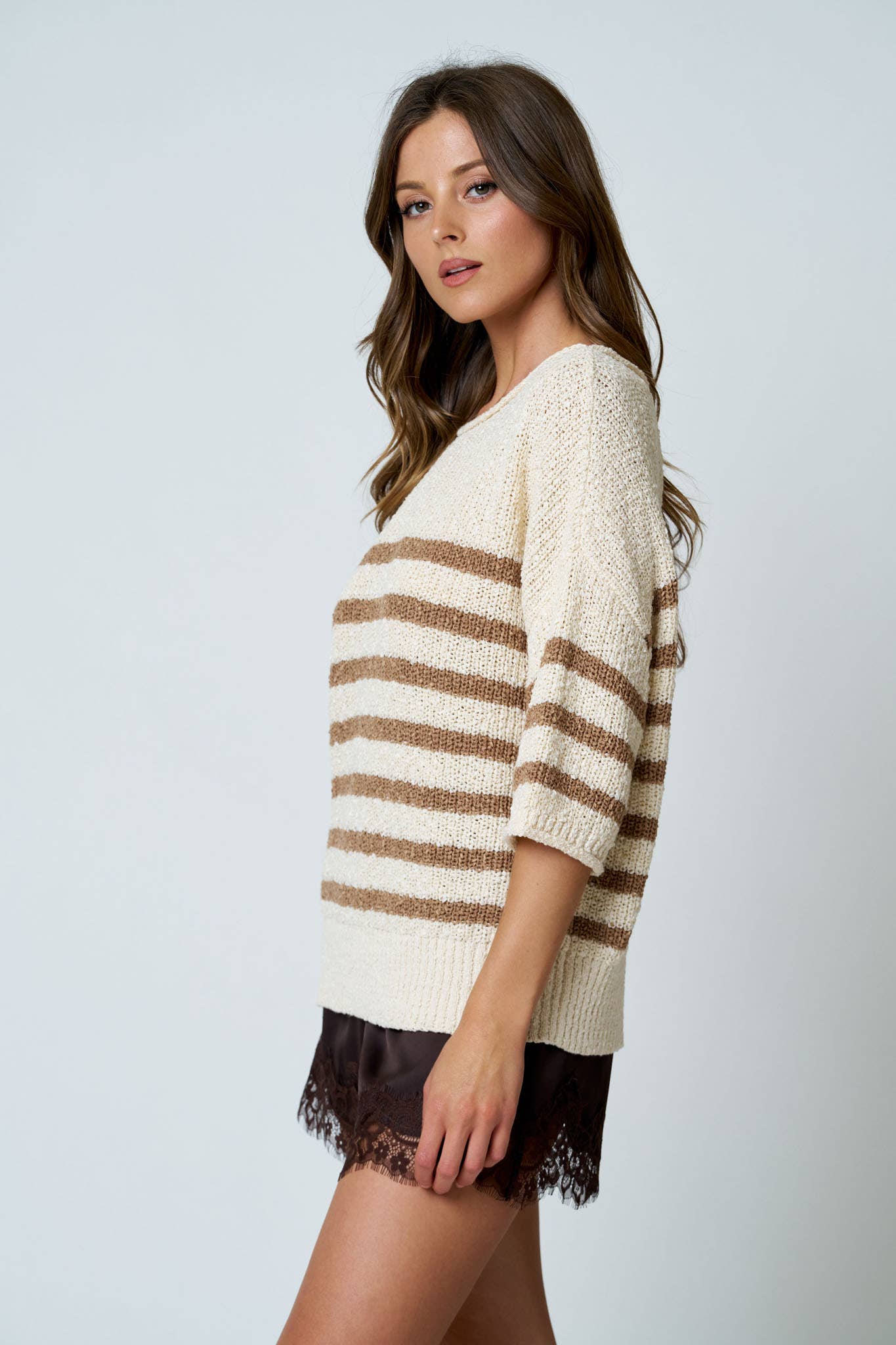 Arthur Stripe Knit Sweater Top