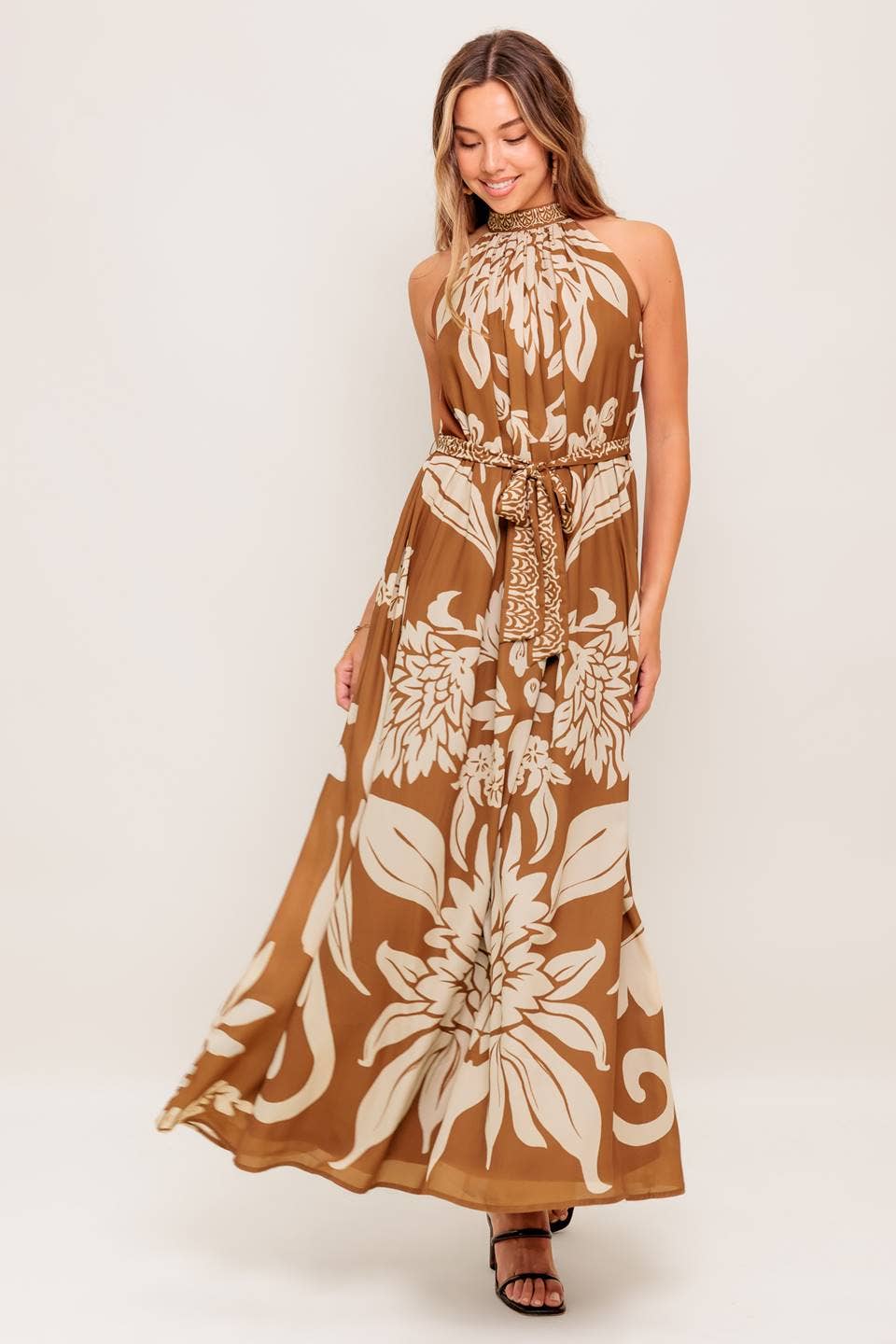 Hume Print Maxi Dress
