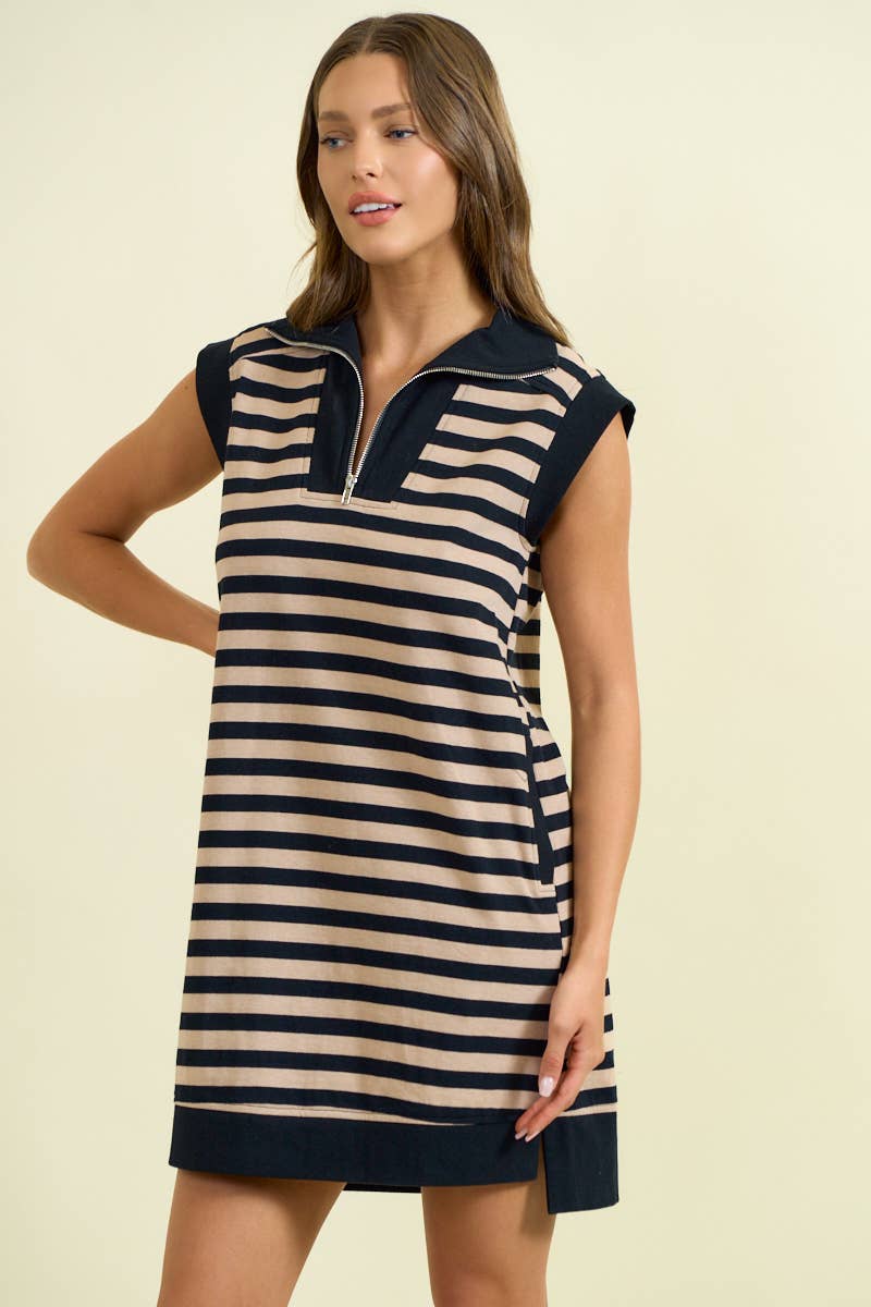 Sobe Stripe Mini Dress (2 Colors!)