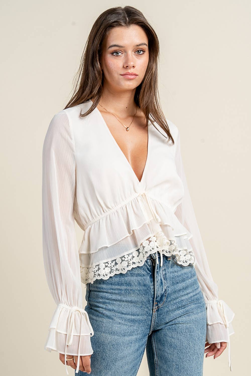 Sylvia Peplum Blouse