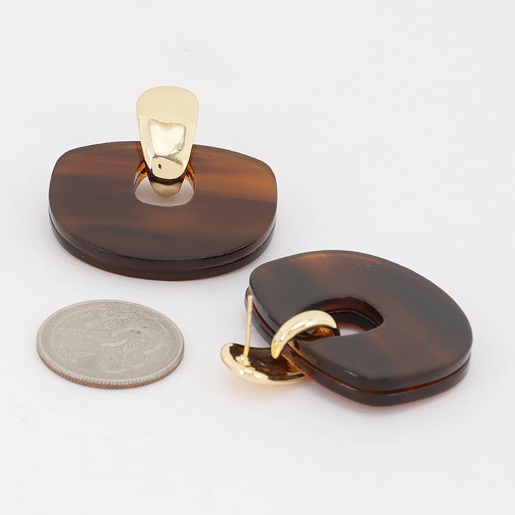 Vandry Geometric Drop Earrings