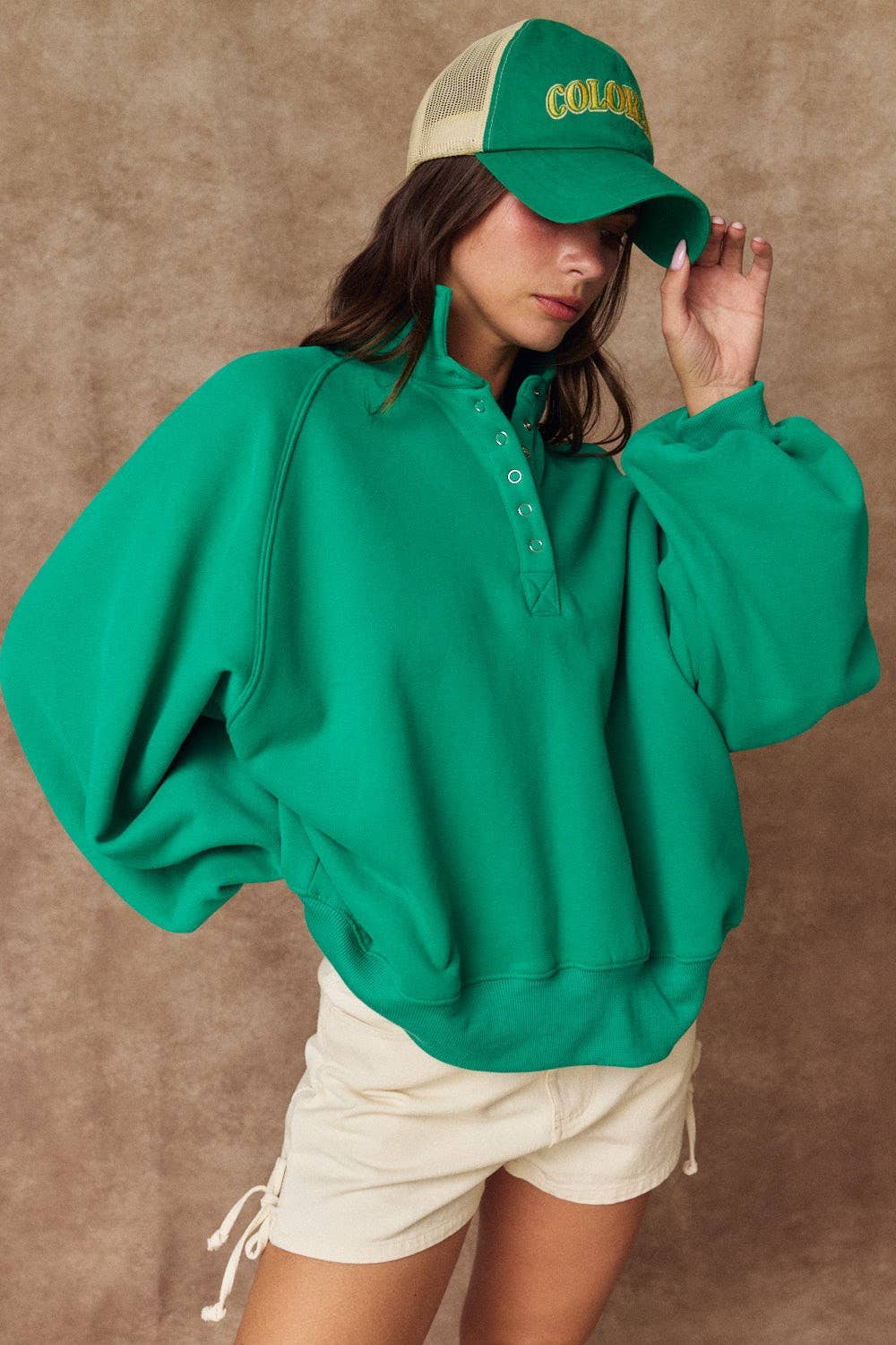 Piper Snap Button Collared Sweater (3 Colors!)