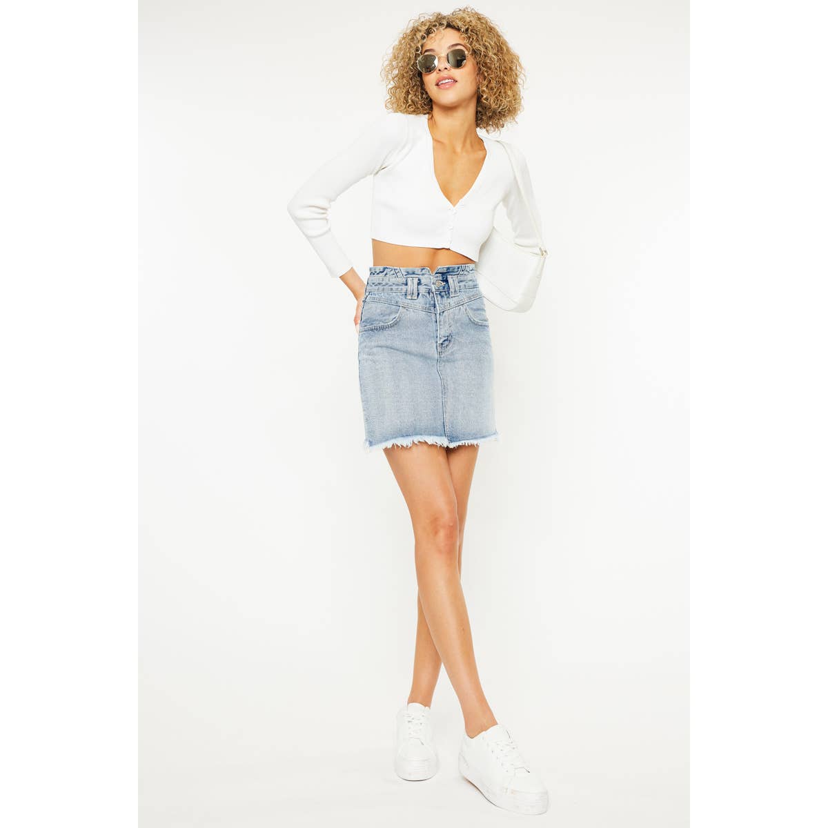KanCan Hallie Denim Skirt