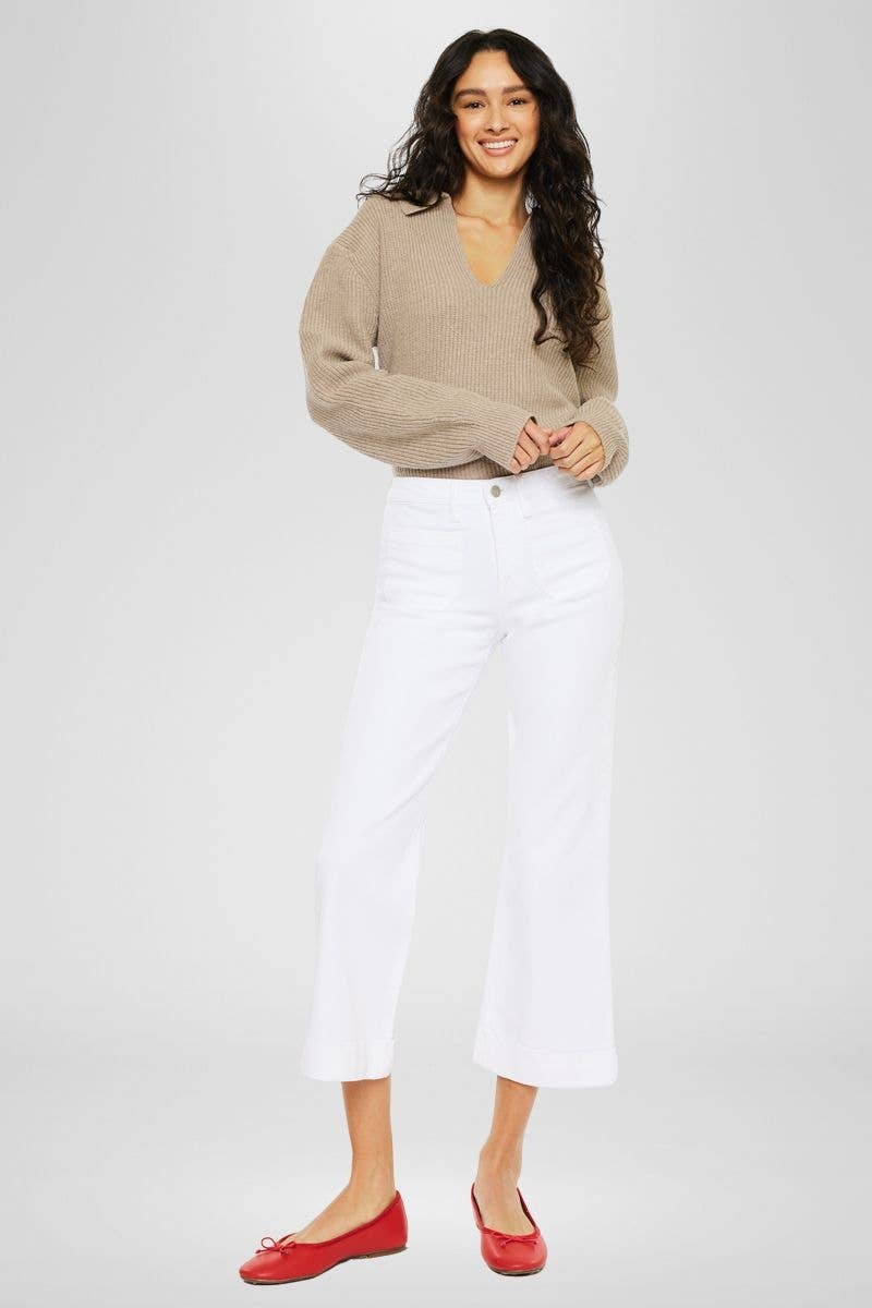 KanCan Niah High Rise Cropped Flare Jeans