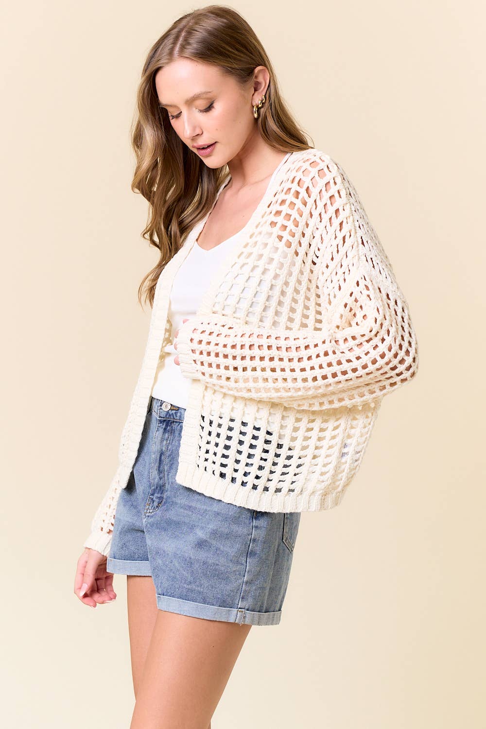 Raider Fishnet Cardigan