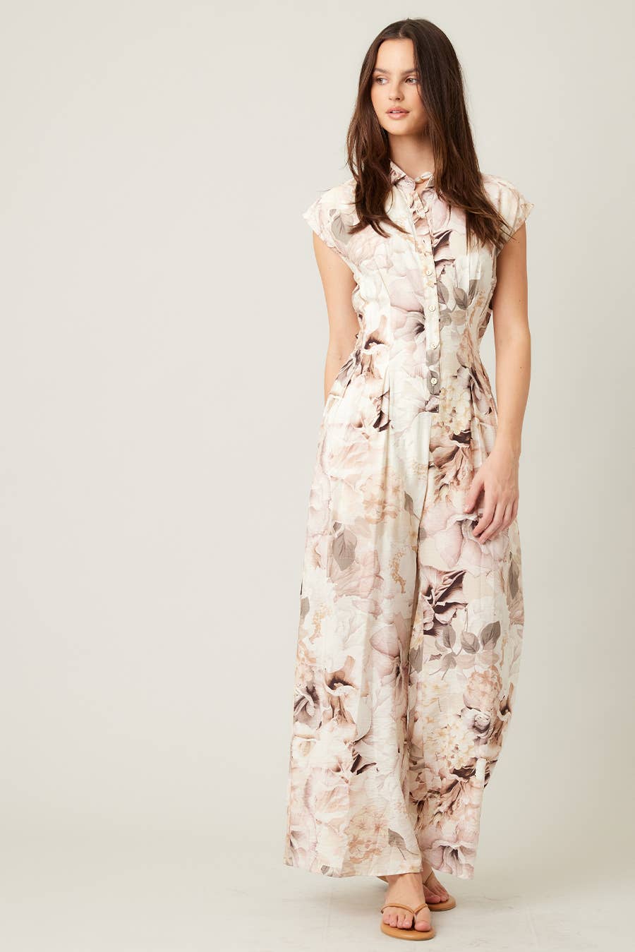 Dullie Printed Cut Out Jumpsuit