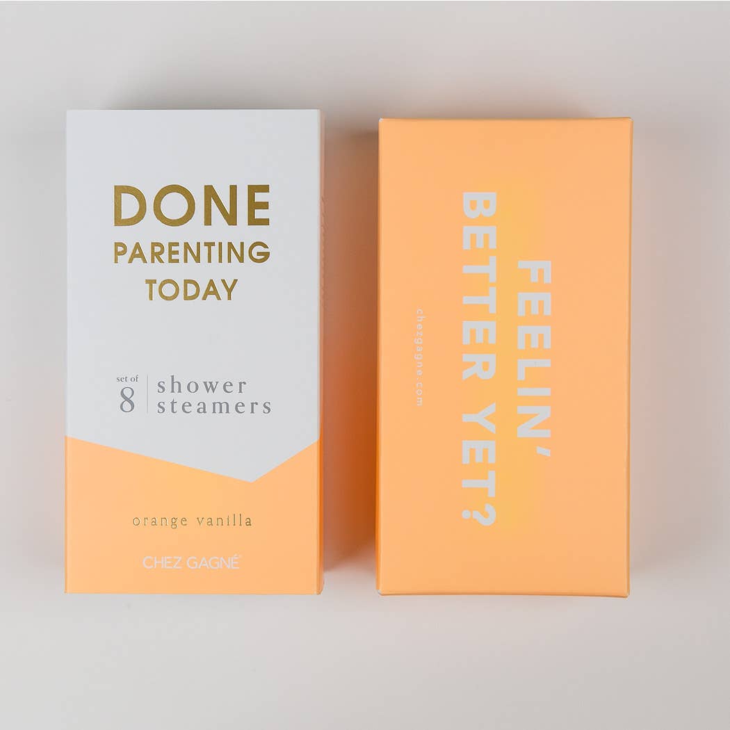 Done Parenting Today Shower Steamers - Orange Vanilla - Set of 8 Tabs