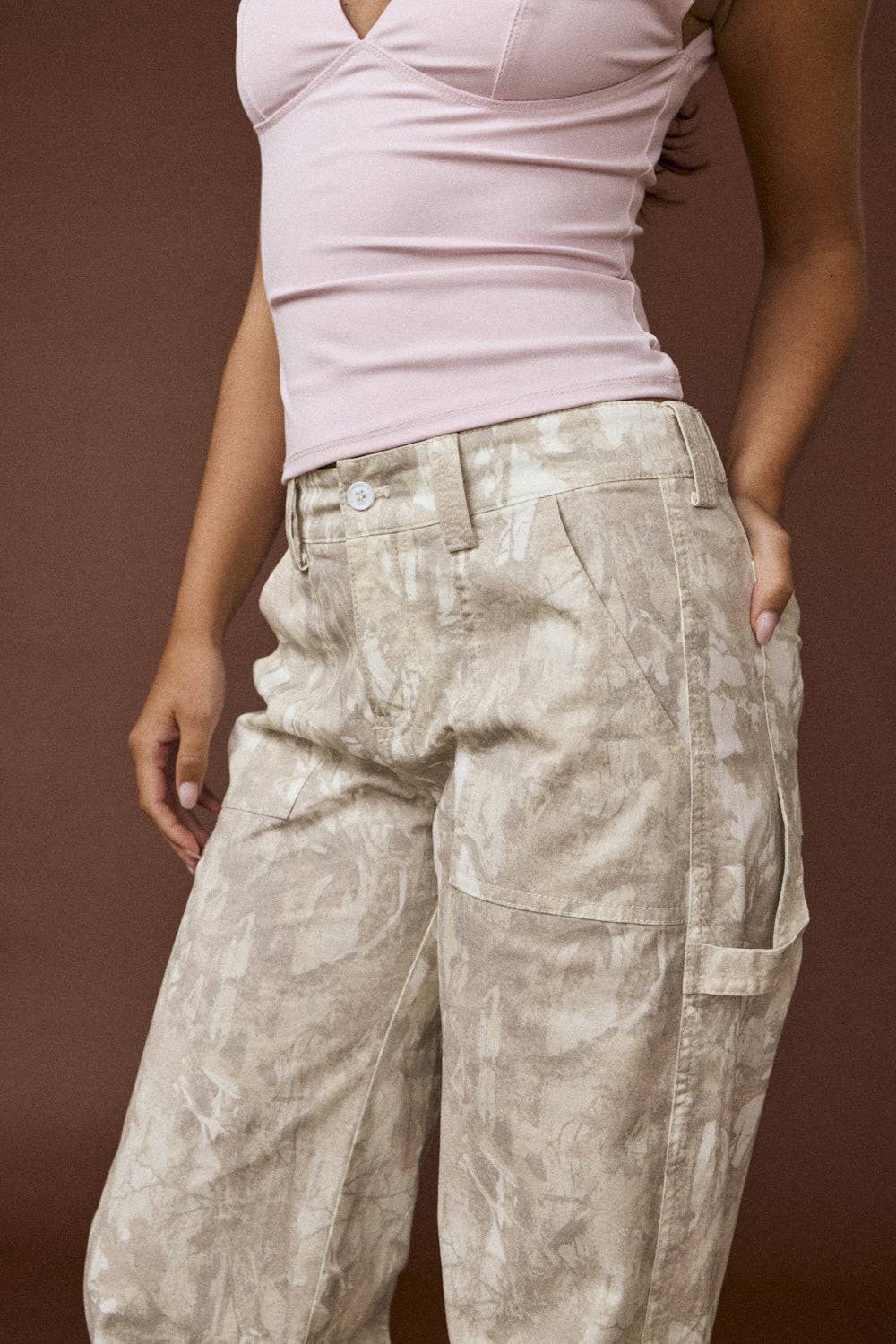 Flo Camouflage Utility Cargo Pants