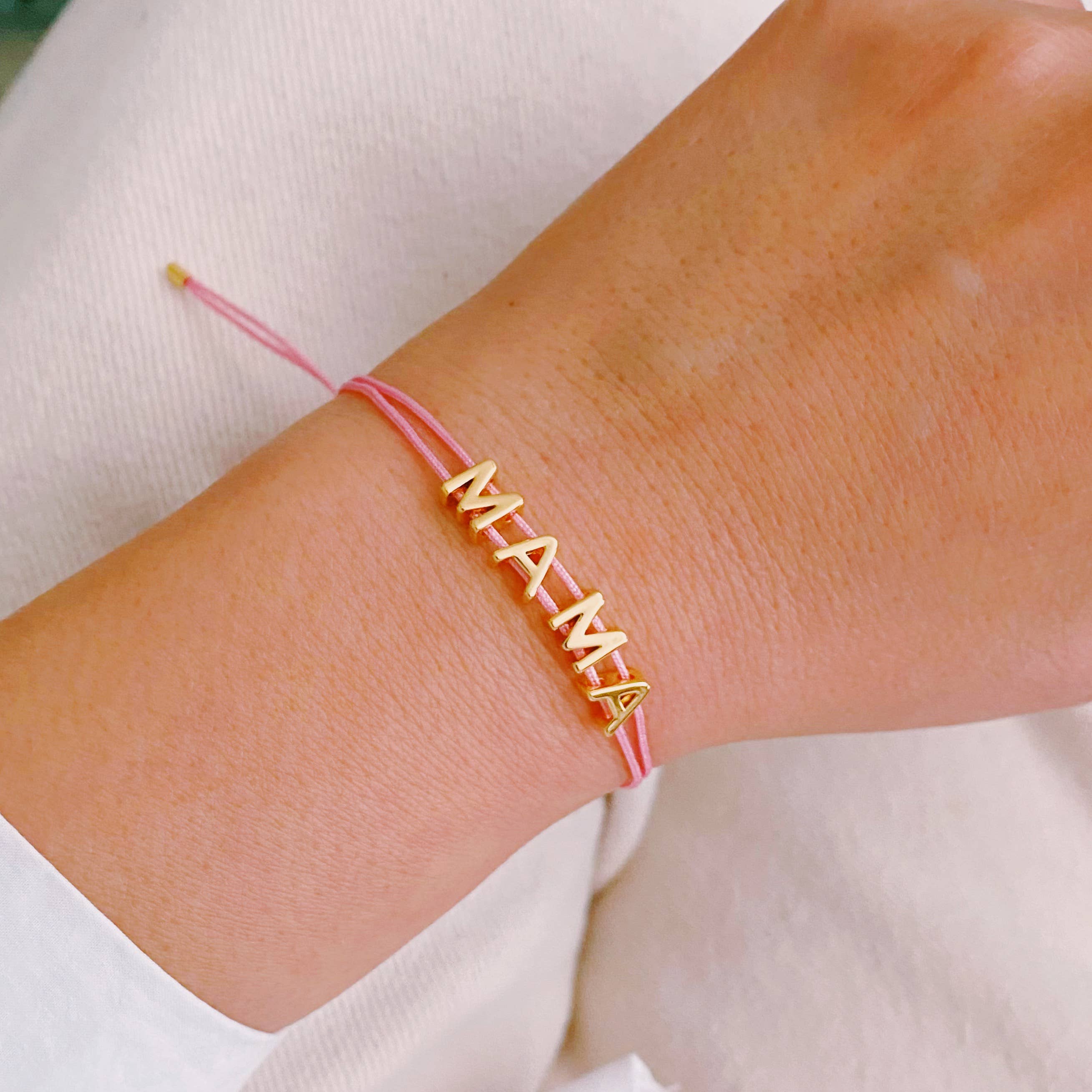 Mama Satin Thread Bracelet