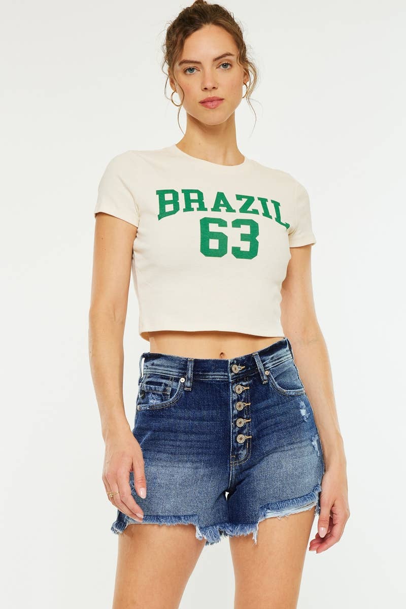 Kan Can Tillie High Waist Shorts